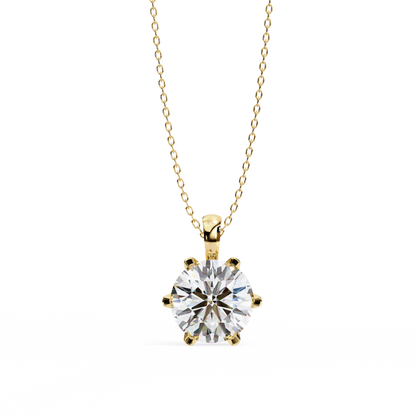 Sol Aura Solitaire Pendant