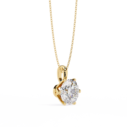 Sol Aura Solitaire Pendant