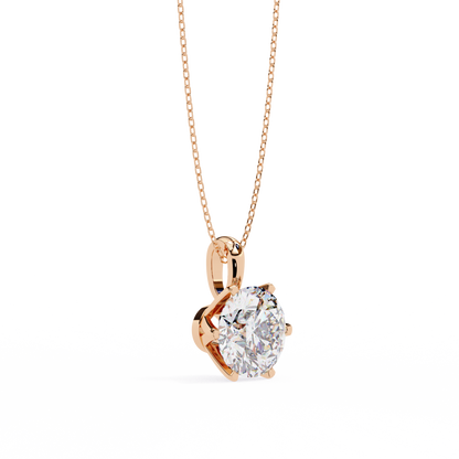 Sol Aura Solitaire Pendant