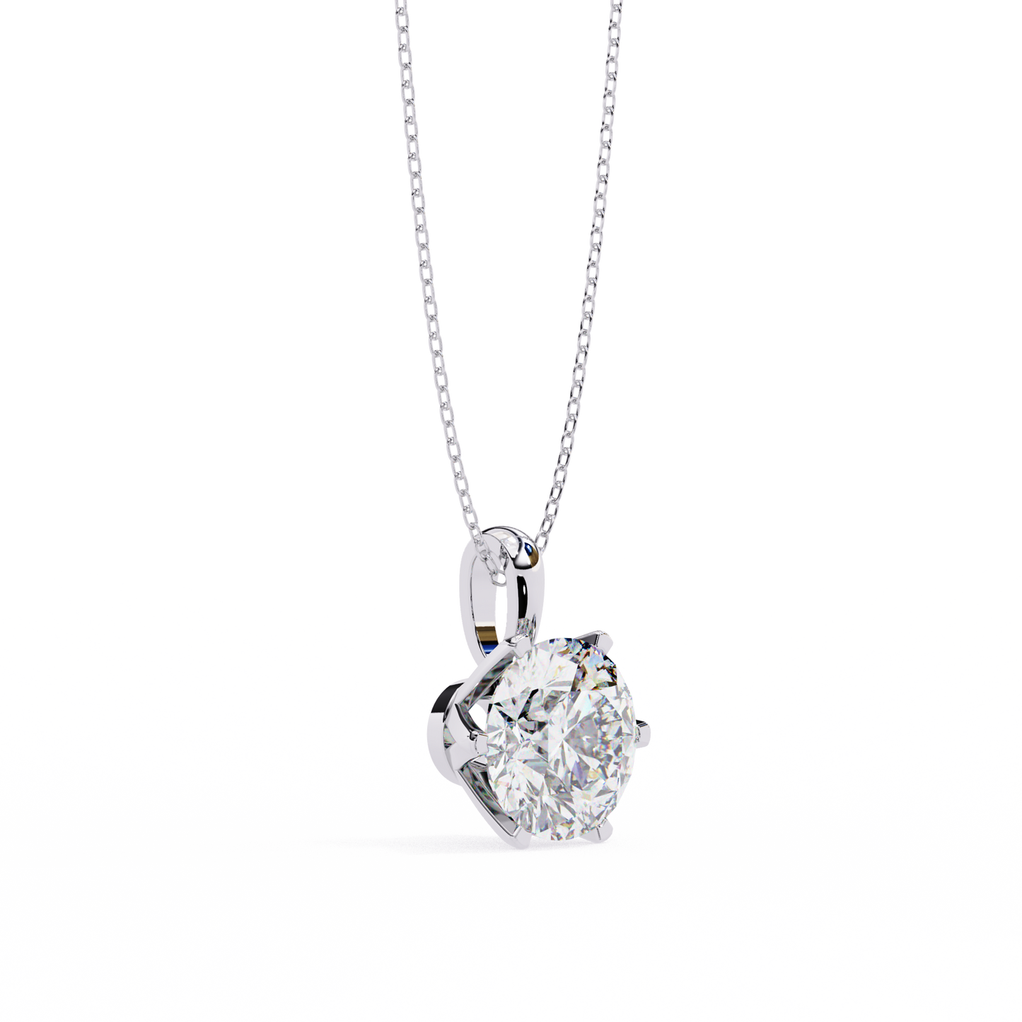 Sol Aura Solitaire Pendant