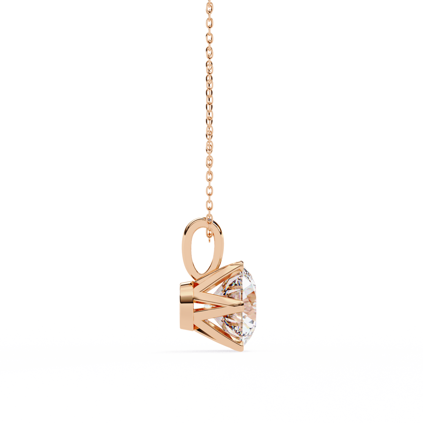 Sol Aura Solitaire Pendant