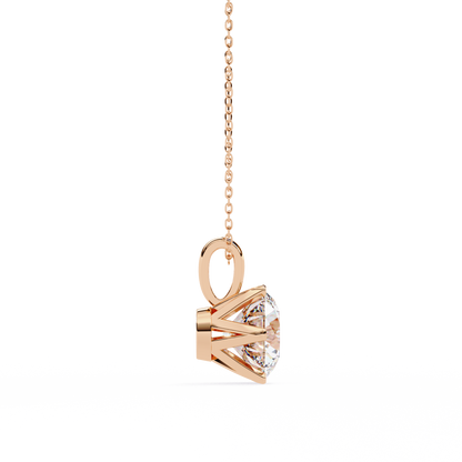 Sol Aura Solitaire Pendant