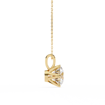 Sol Aura Solitaire Pendant