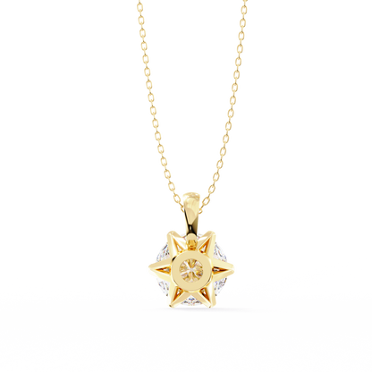Sol Aura Solitaire Pendant