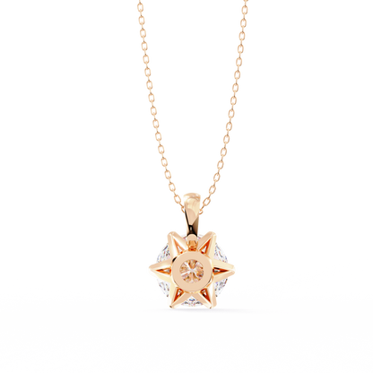 Sol Aura Solitaire Pendant