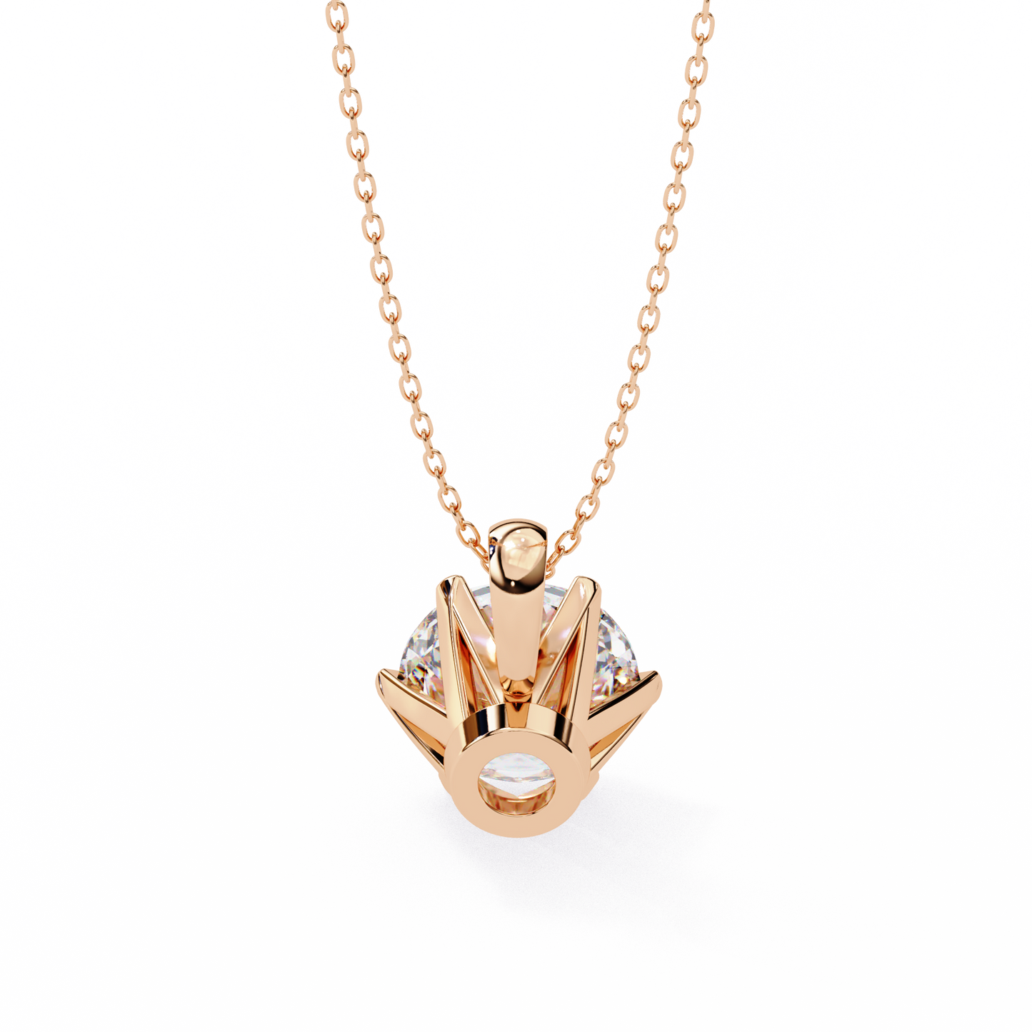 Sol Aura Solitaire Pendant