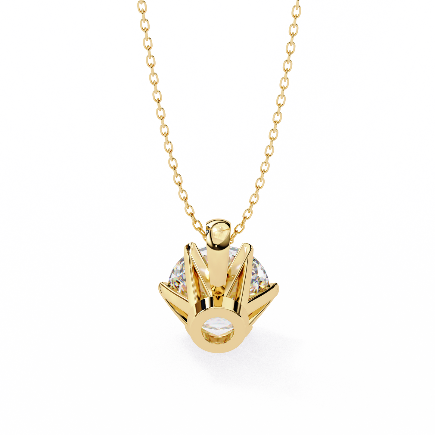 Sol Aura Solitaire Pendant