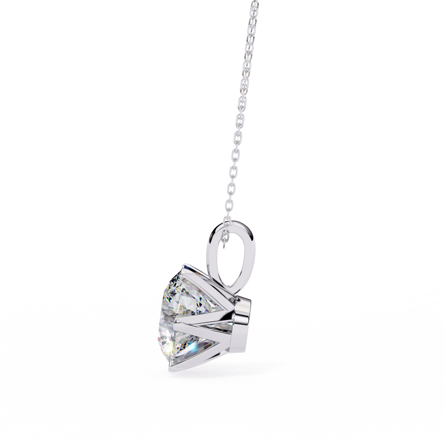 Sol Aura Solitaire Pendant