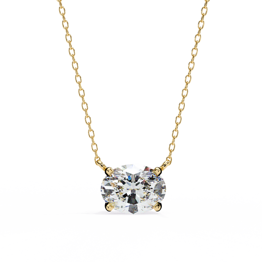Ovalisse Solitaire Pendant