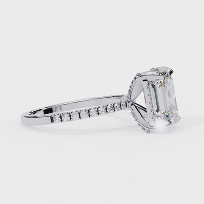 Grace beam Solitaire Ring